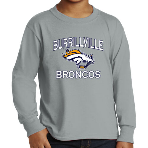 Broncos Hockey - Youth Dri Power ® 50/50 Cotton/Poly Long Sleeve Thumbnail