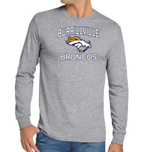 Broncos Hockey - Dri Power ® 50/50 Cotton/Poly Long Sleeve T Shirt Thumbnail
