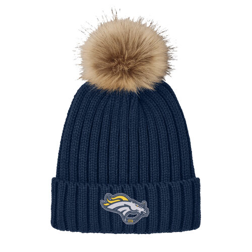 Broncos Hockey - Faux Fur Pom Beanie Thumbnail